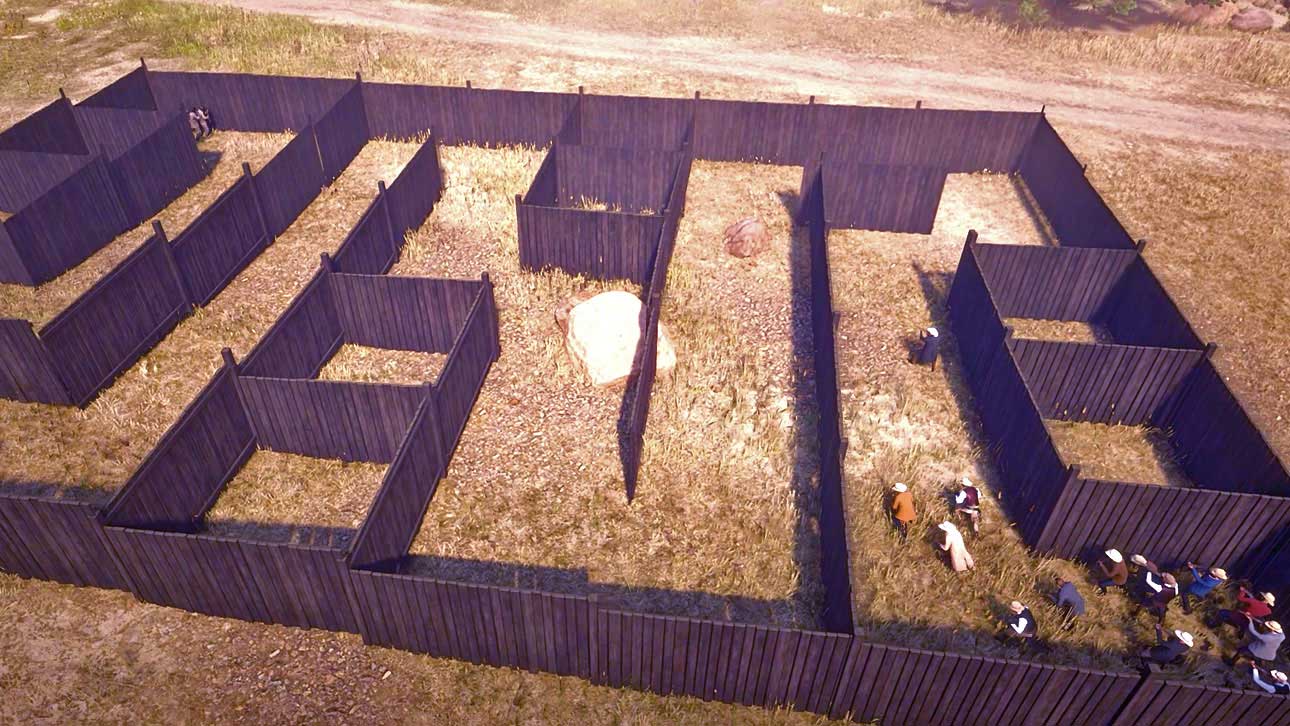 RDR2 Shootout in the maze