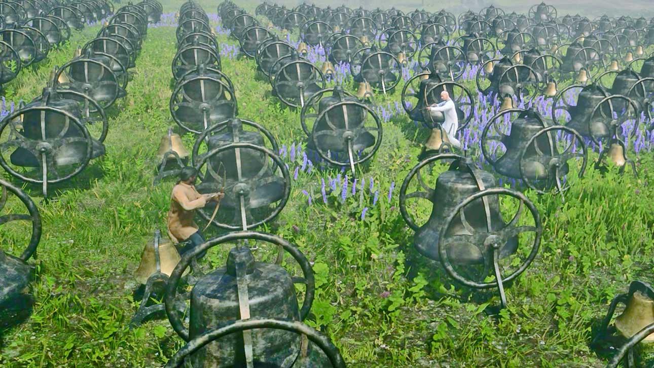 Bows among the bells